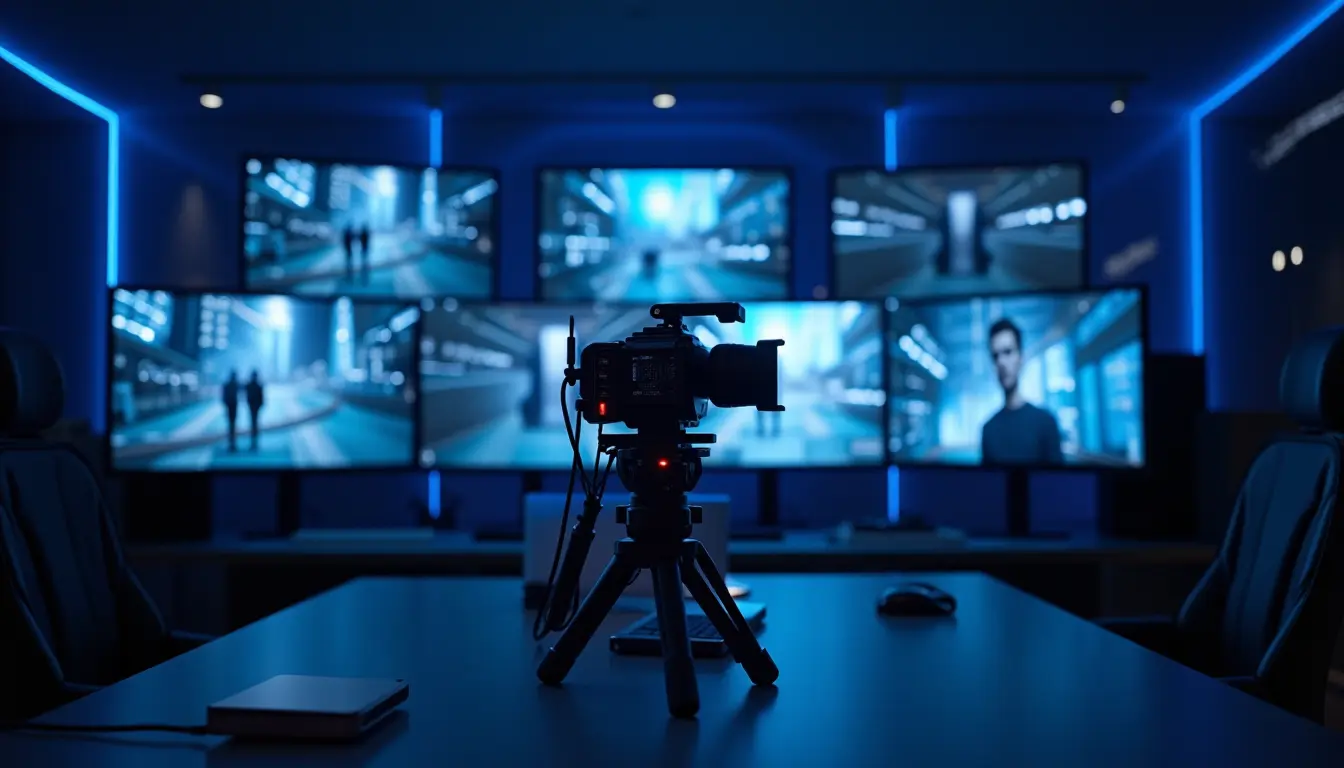 KI-Video-Produktion (Mit KI erzeugtes Bild)